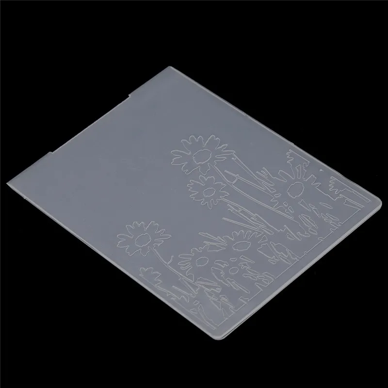 Spray Embossing Folder Plastic Leaves Flowers Rectangle Embossing Folders DIY Handmade Scrapbooking Supplies Tools Wholesale