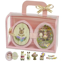 DIY миниатюрная мебель для кукольного дома деревянный Миниатюрный Кукольный дом коробка театральные игрушки для детей подарки на день рождения Casa Seed World R1