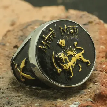 

316L Stainless Steel Machete Cool Lion Ring