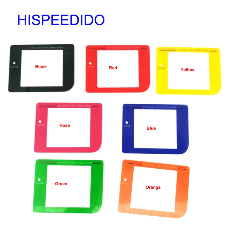 

HISPEEDIDO 3pcs/lot Colorful Plastic Protective Screen Lens for Gameboy Classic GBO GB Lens Protector cover