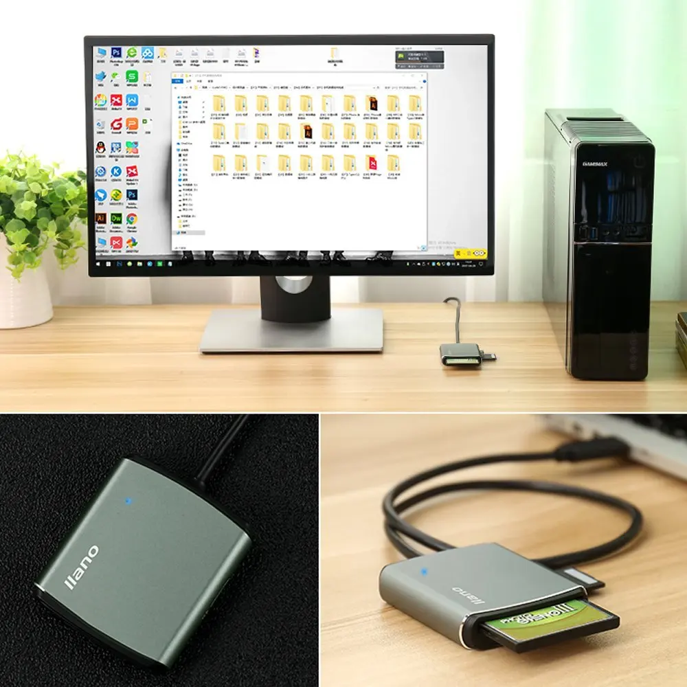 Llano 4 в 1 USB 3,0 смарт-кард-ридер флэш мульти-карт памяти для TF/SD/MS/CF 4 карты чтения micro SD usb флэш-карты