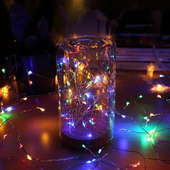 

Christmas Tree LED 10M USB Silver Wire String lights Waterproof LED Strip For Fairy Wedding Party Decoration Holiday lighting