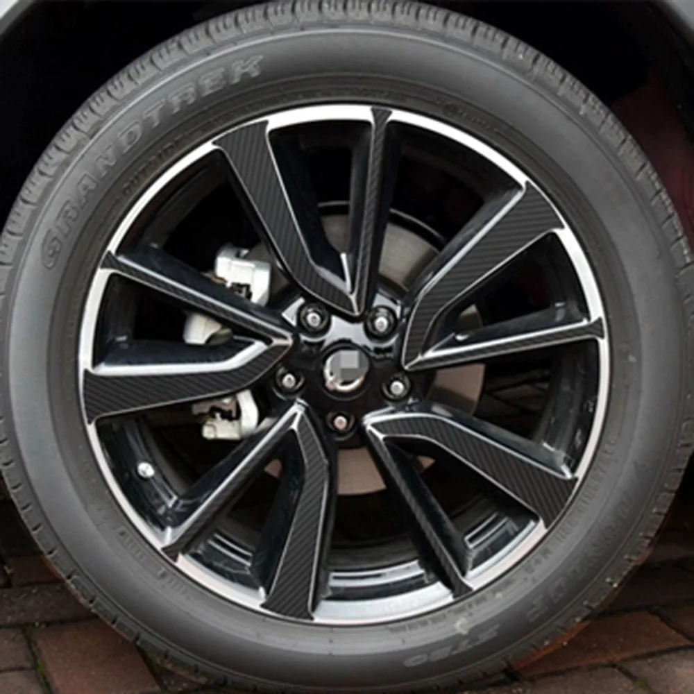 Imtfoo (225/55 R19) для NISSAN X-TRAIL ROGUE XTRAIL 2017 2018 углеродного волокна шины колеса деколи |