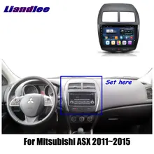 Liandlee " для Mitsubishi ASX 2011~ автомобильный радиоприемник для Android плеер с gps-навигатором карты HD сенсорный экран ТВ Мультимедиа без CD DVD