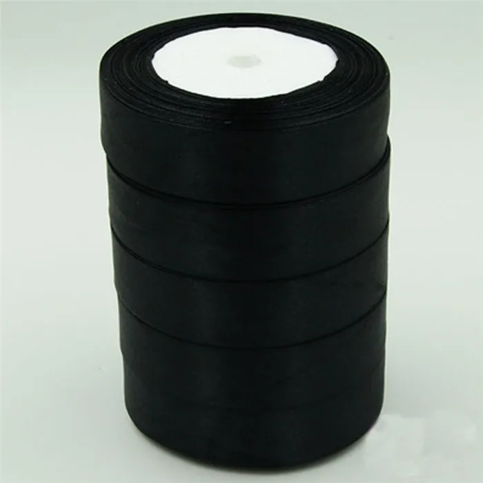 25mm black ribbon