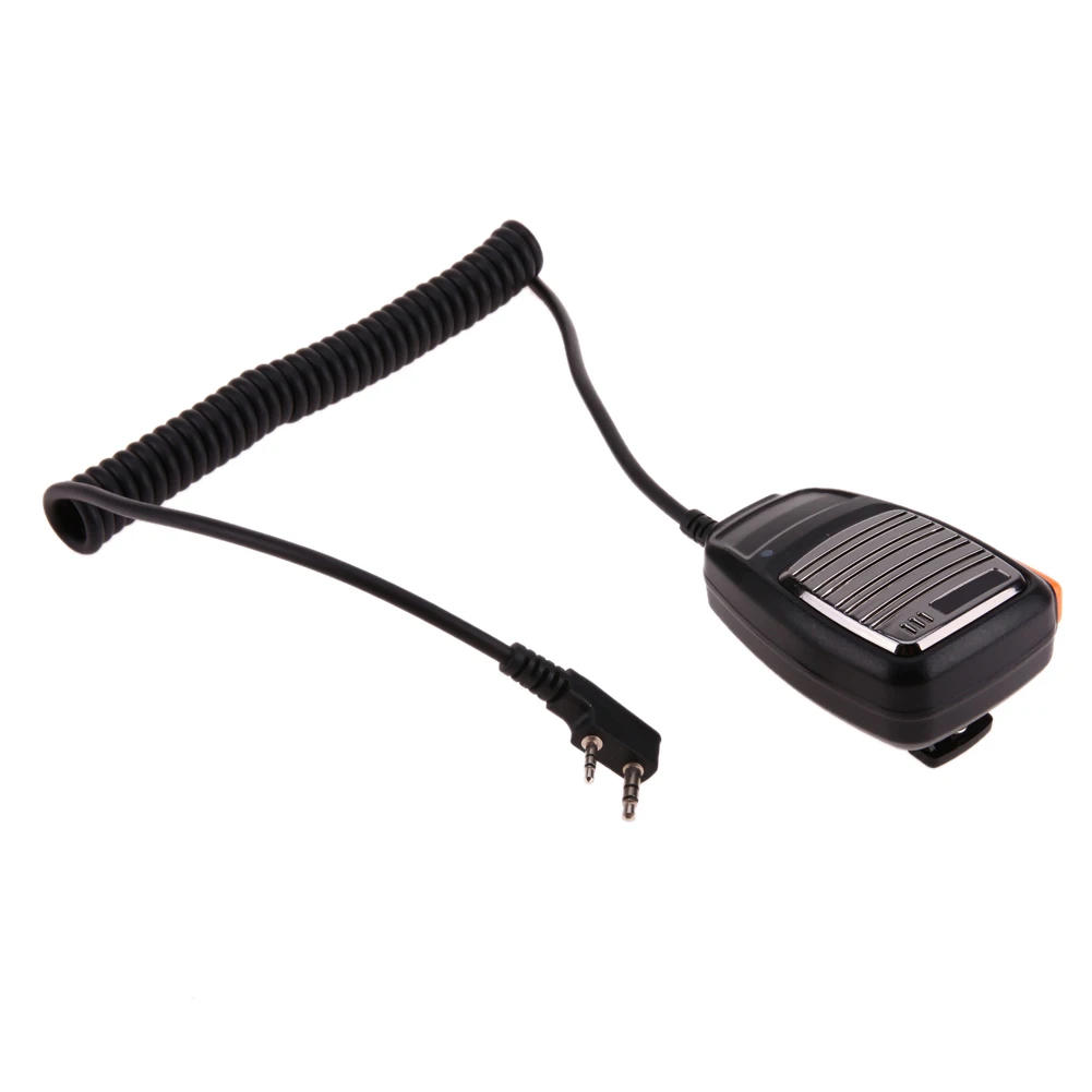 

Newest 2 Pin PTT Handheld Speaker Microphone Mic for Baofeng Kenwood TYT Radios Walkie Talkie UV-5R UV-5RE BF-UVB2 Plus BF-888S