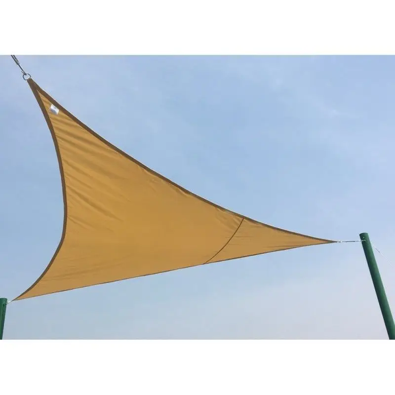 Multi Sizes Sun Shade Sail Fabric Outdoor Garden Canopy Patio Pool Awning Cover  Sunscreen 98% UV Block 3 Shape New