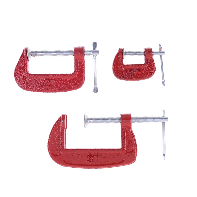 

1" /2''/3''Inch G type Woodworking Clamp Clamping Device Adjustable DIY Carpentry Gadgets Heavy Duty G Clamp