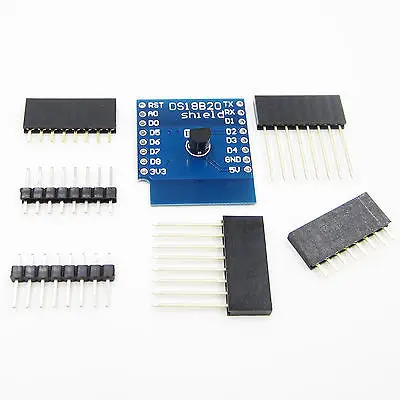 

DS18B20 module For D1 MINI DS18B20 temperature measurement sensor module
