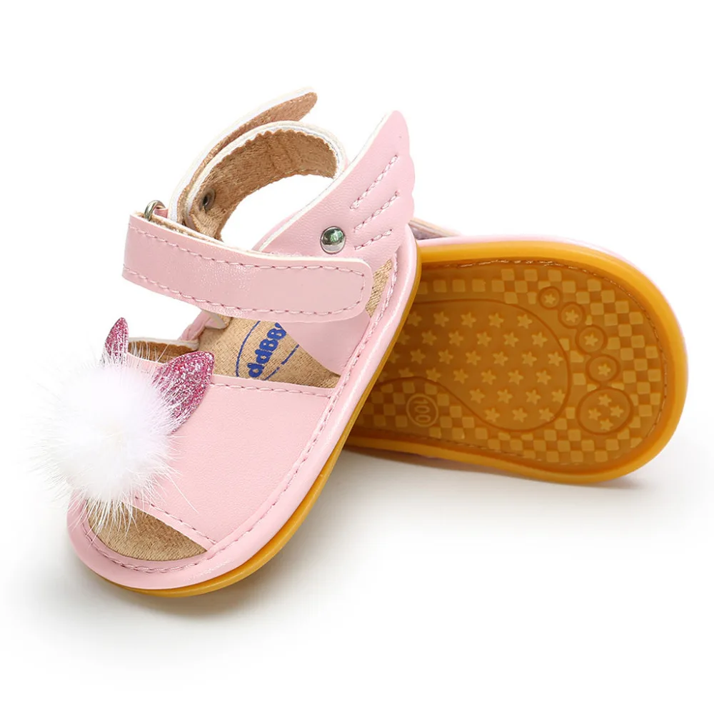 

MUQGEW Baby Girls Soft Plush Princess Shoes Children Girl Summer Sequins Shoes Toddler First Walkers Kid Shoes 0-2Y