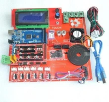 Reprap Рампы 1.4 Комплект С Мега 2560 r3 + Heatbed mk2b + 2004 Контроллер ЖК-ДИСПЛЕЯ + A4988 Драйвер + Концевыми Выключателями + Кабели Для 3D принтер
