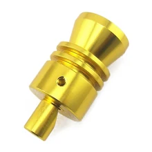 Car Exhaust Pipe Blowoff Valve Simulator Turbo Sound Whistle (Tail Pipe:44-55 mm):gold