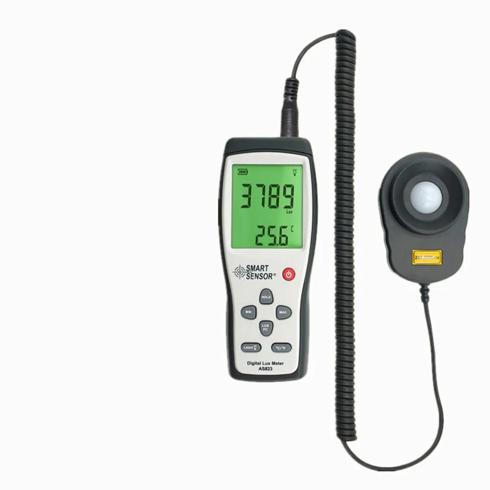 

Digital Luxmeter Digital Lux meter Photometer Illuminometer Spectrometer Spectrophotometer High Precision Light Meter 200,000lux