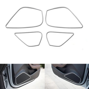 

4Pcs/set Car Door Stereo Speaker Frame Ring Trim Chromium Styling Sticker For Audi A3 8V 2014-2018 Stainless Steel