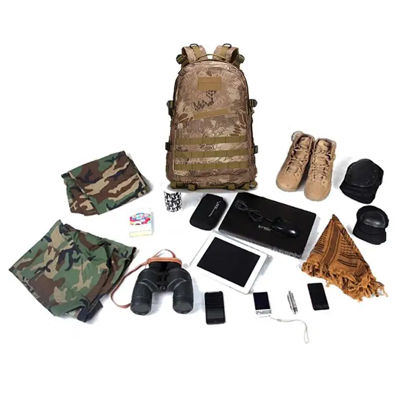 

Mounchain Adeeing 3 Days Heavy Duty Expandable 40L Military MOLLE Tactical Assault Backpack Army-green