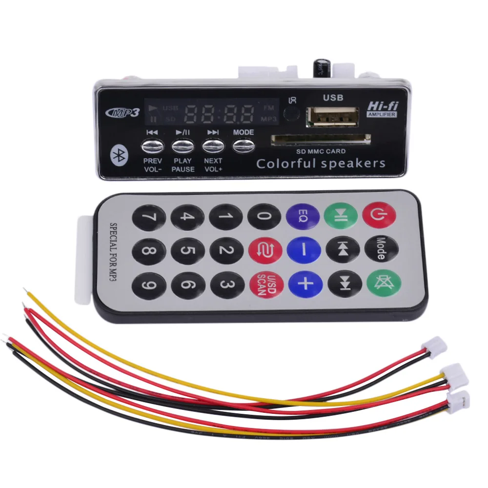 AIYIMA Bluetooth MP3 decodificador Junta AUX USB música decodificación con FM DIY para amplificadores de Audio de Teatro en Casa