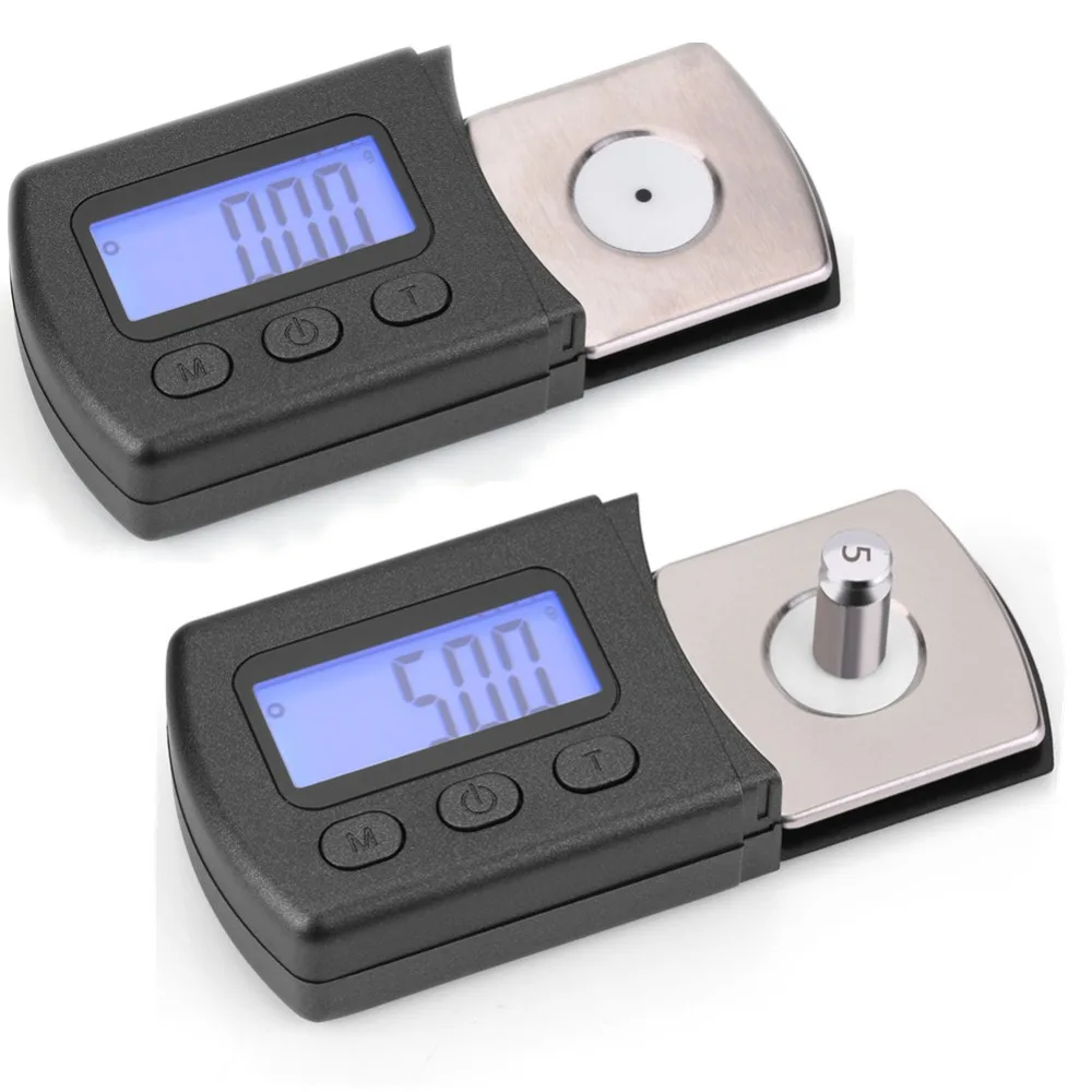 

Portable Digital Turntable Stylus Force Scale Meter Gauge LCD Backlight High Precise Tracking Guage For LP Vinyl Record Needle