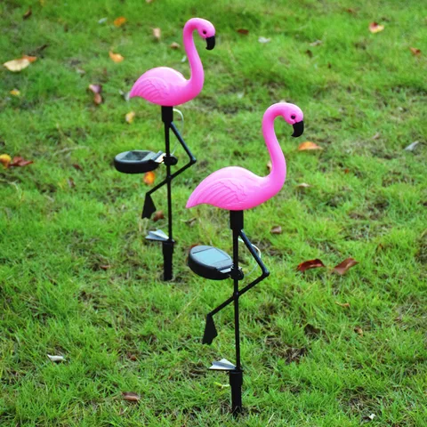 Movido a Energia Lâmpada para Decoração do Jardim Luzes de Fadas Solar Gramado Flamingo Subterrânea Mais Novo Estilo Luz Led