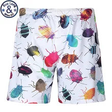 Мужские Пляжные летние шорты с забавным 3D принтом бермуды Masculina boardкороткие повседневные шорты Homme одежда s-xl