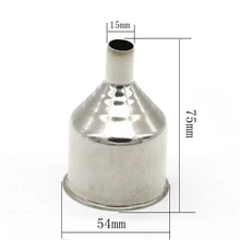 200 шт/партия Быстрая 75 см Большой размер из нержавеющей стали хип фляжная Воронка воронки для жидкости костюм для фляги