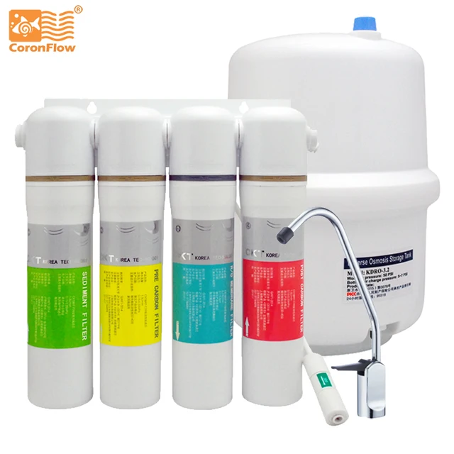Special Offers Coronwater RO Pure Drinking Water System PROI-4 Undersink Water Filters