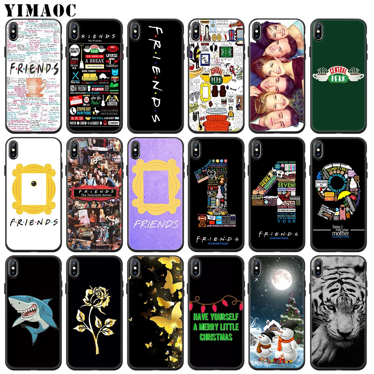 Мягкий силиконовый чехол YIMAOC для телефона iPhone 11 Pro XS Max XR X 6 6S 7 8 Plus 5 5S SE 10 | Мобильные