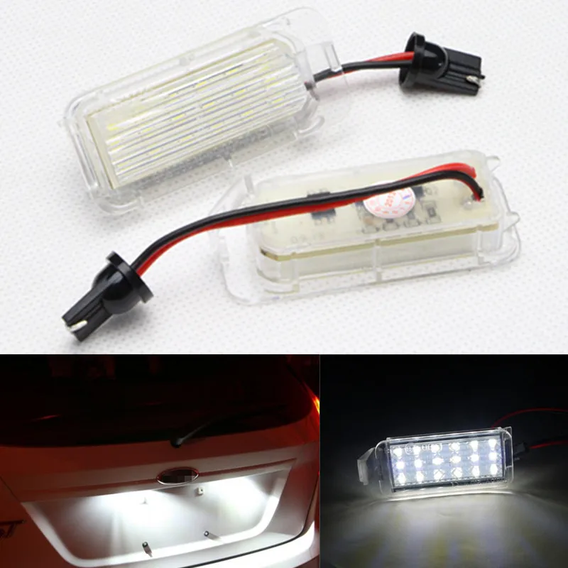 Rockeybright 18 светодиодные лампы для номерного знака Ford Focus 5d/Mondeo /Fiseta Автомобильные