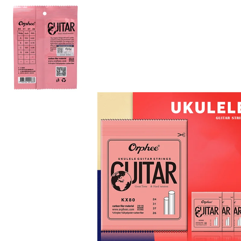 Clear Nylon White Carbon Fiber Ukulele Strings Hawaii Guitar 4 Strings For Ukulele Soprano Concert Tenor hot sale|Guitar Parts & Accessories| - AliExpress
