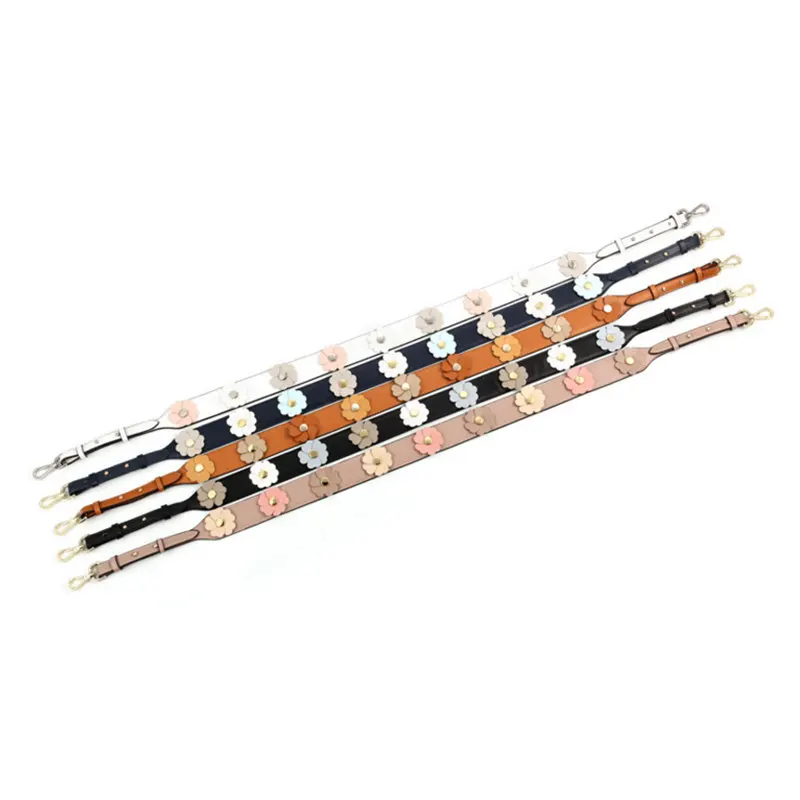  2017 Strapper You Leather Flower Bag Strap Belt Shoulder Bag Accessories Belts Long Handbag Band Replacement Strap for Handbag 