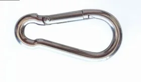 

45pcs, M4 304 stainless steel snap hook connecting link button safety hook mountaineering buckle chain, boat part,marine