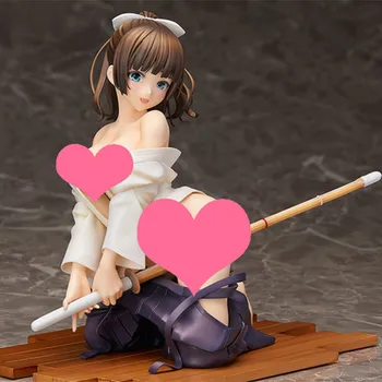 

17CM Japanese sexy anime figure Native sexy girls Bayari kendo girls action figure doll medol collectible model toys for boys