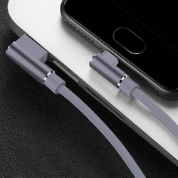 Premium 90° USB Type C Fast Charger Cable - Enhanced Speed & Durability - 3m (Grey)