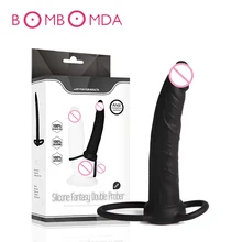 Double Dildo Rings Strapon Anal Plug Tail Dildo Vibrator Prostate Massager Anal Beads Butt Plug Erotic Anal Sex Toys for Adult
