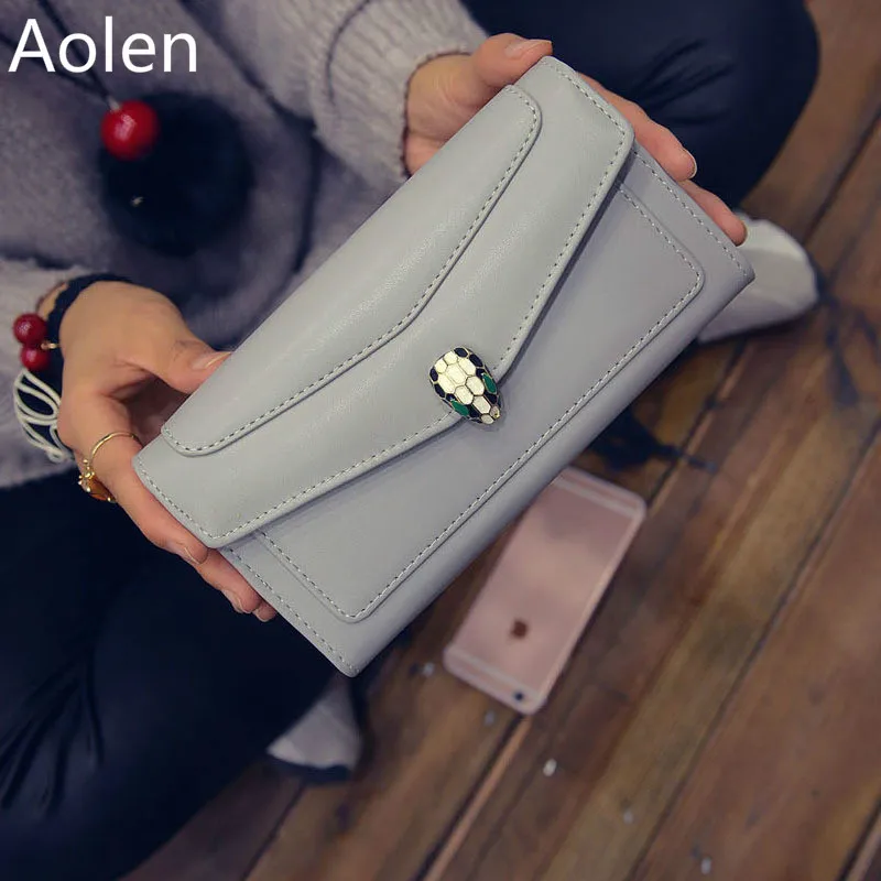 

Aolen Ladies Wallet Rfid Womens Wallets And Purses Leather 2016 Short Luxury Brand Zipper Design High Quality Designer Famous
