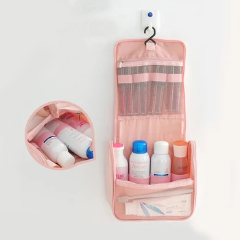 

Women Men Cosmetic Bag Hanging Make Up Toiletries Wash Pouch Travel Beauty Lipstick Perfume Makeup Tote Organizer Accessories