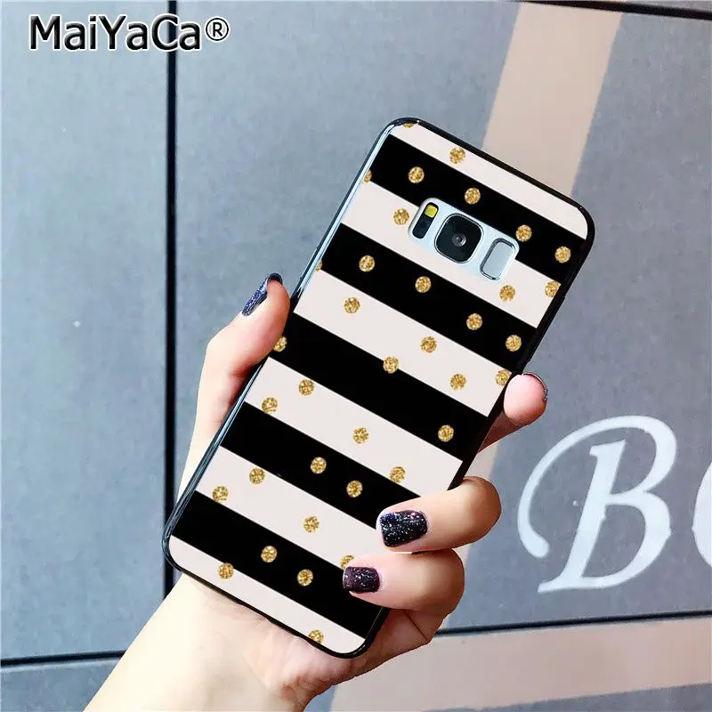 Red Black Gold Polka dots Dot