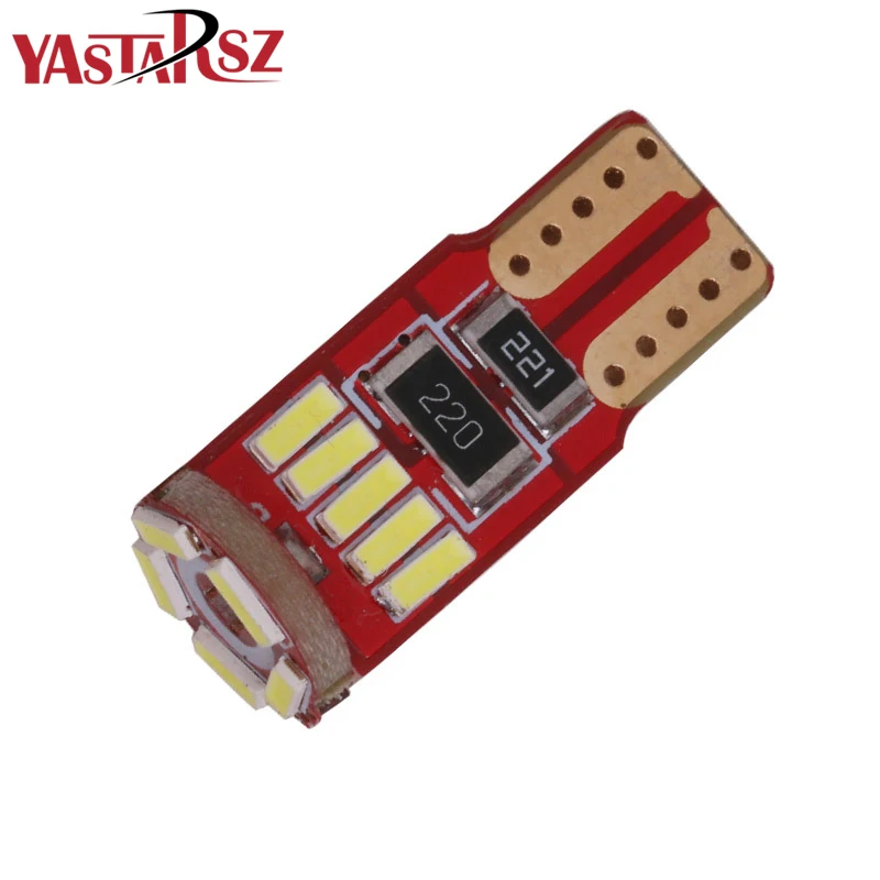 

1PCS Car Styling Car Auto LED T10 Canbus 194 W5W 12 SMD 5630 LED 2.6W Light Bulb No Error LED Light Parking T10 LED Side Light