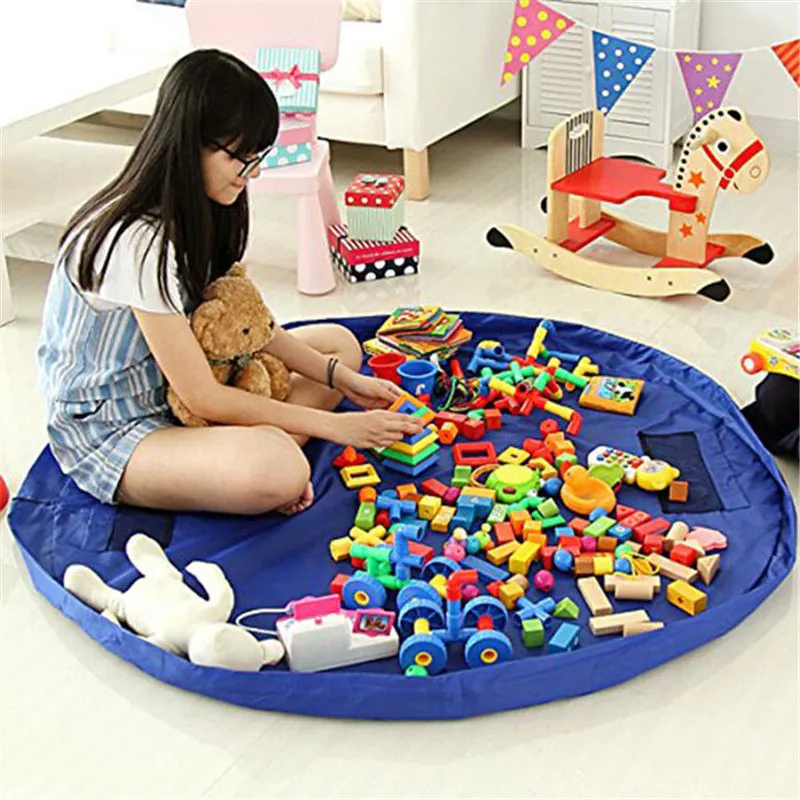 

Hot Sales Kids Waterproof Foldable Playmat Toy Storage Children Potable Outdoor Picnic Suit For Kids Childern Toys