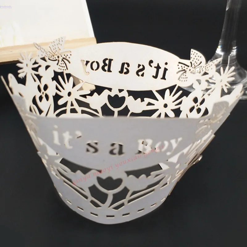 100 шт бумажные чашки Лазерная резка кекс бумажные обертки формочка для выпечки кексов домашний Свадебный день рождения Декор товары для украшения торта 6Z