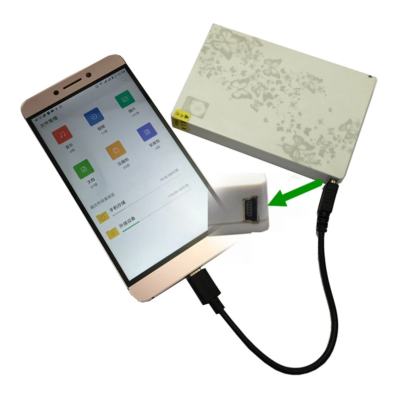 

Type C OTG Host Male to Mini USB Male Adapter Cable for MP3/GPS/ for Macbook for Google Chromebook Oneplus Two