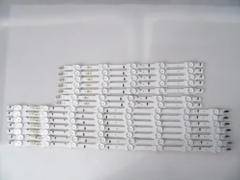 

14 PCS(7*R,7*L) UA55HU6000J LED strip for SAMSUNG 2014SVS UHD 55 3228 R05 L08 LM41-0089A LM41-0089B