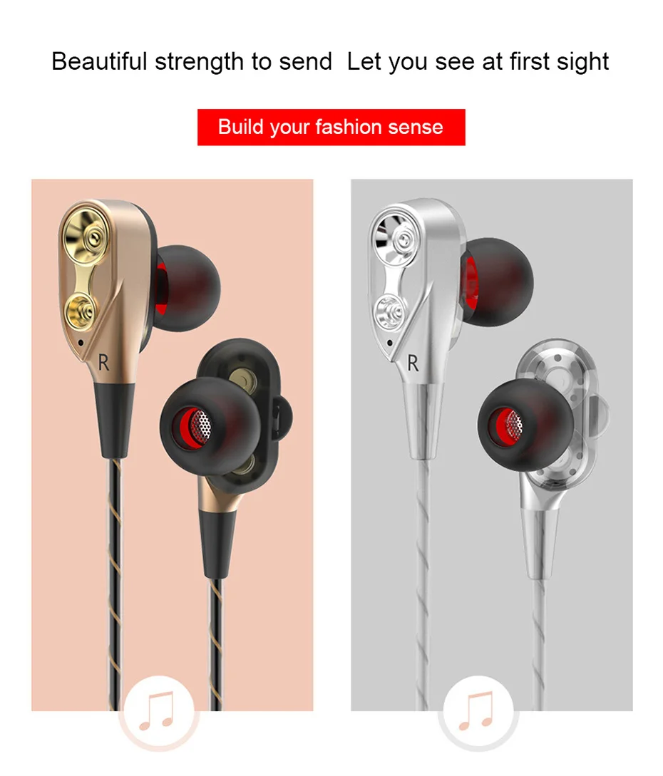 KHP Hifi Devices Earbuds Bass Earphone Headphone For Phone Gaming Headphones Headset Earphones With Microphone Fone De Ouvido (9)