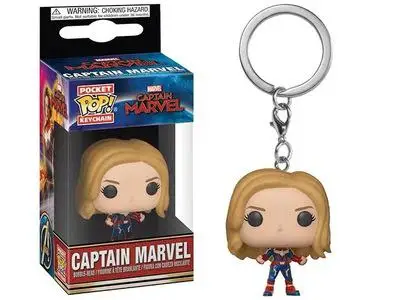 Captain Marvel Hair Funko Pop брелок Мстители Marvel странные вещи Дэдпул отряд самоубийц История игрушек Рик Морти Игра престолов игрушки - Цвет: Captain Marvel Hair