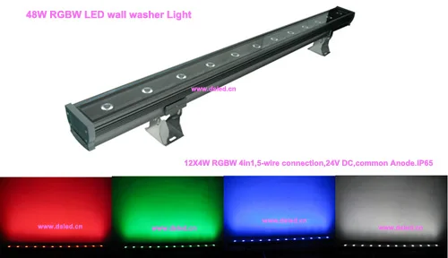 

waterproof,high power 48W Linear RGBW LED wall washer,Linear 48W RGBW LED bar light,6*4W RGBW 4in1,24VDC,DS-T29-48W-RGBW-24V,