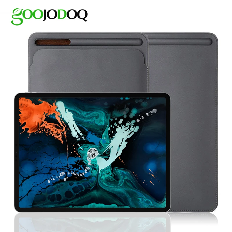 GOOJODOQ Чехол для iPad Pro 12 9 чехол 2018 с Apple Pencil держатель слот PU кожаный сумка 2017 |