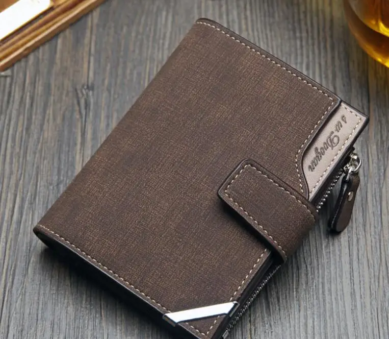 2018 new Korean casual wallet Men's vertical multi function card zipper
