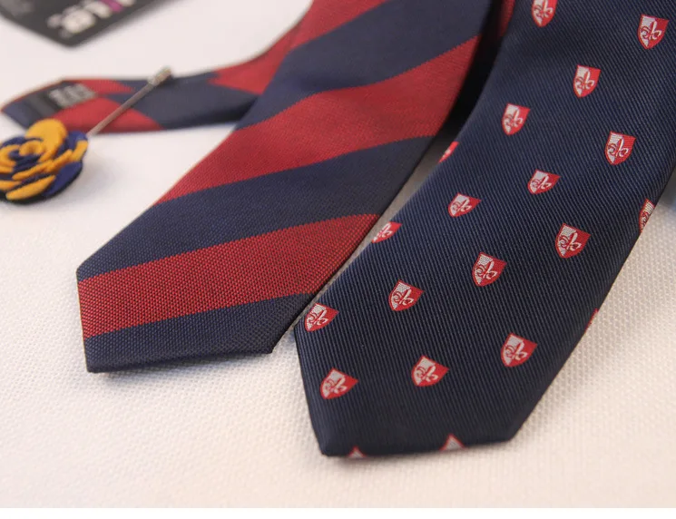 Для мужчин высоким качеством полиэстер Бизнес шеи галстук мужской Новые Узкие повседневные 6 см Свадьба шеи галстук