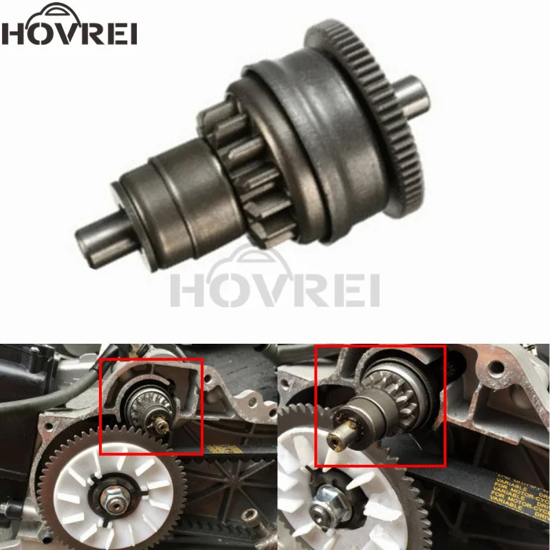 vacío Fuera de borda Falsificación Motorcycle Scooter Parts Moto Starter For Gy6 Engine 50 80 Kymco Sym  Starting Clutch Pedal Starter Gear Bendix Motor Head - Motorcycle Chain &  Transmission - AliExpress