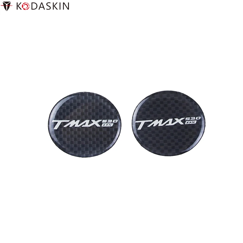 KODASKIN мотоциклетные наклейки Углеродные черные 3D наклейки логотипы эмблемы декоративные для YAMAHA TMAX 530 DX