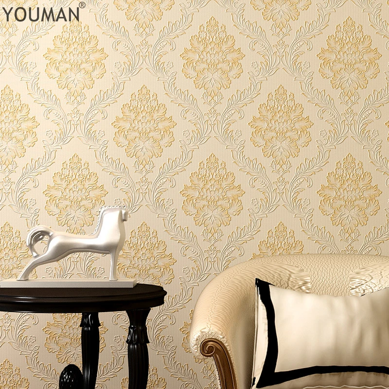 壁紙 Youman 3d 加工花の壁紙ヴィンテージ高級ダマスクウォール 壁紙 Youman 3d 加工花の壁紙ヴィンテージ高級ダマスクウォール